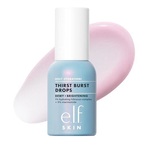 e.l.f. SKIN Holy Hydration! Thirst Burst Drops, Serum For A Radiant Complexion Instantly & Over...