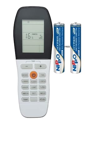 Image of 7-SAT Compatible with Voltas AC Remote Original Suitable for Split & Window Model-AC-248 (Come with 2 AAA Batteries)
