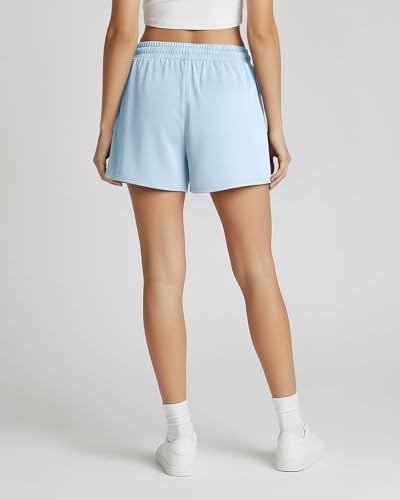 Image of Real Essentials 3 Pack: Womens Ultra-Soft Athletic Lounge Casual Sweat Shorts with Pockets (Available in Plus Size)