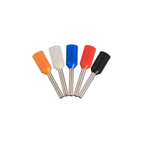 Connettore elettrico tubo piegatura filo terminale freddo cavo pressato manicotto precoibentato terminali a crimpare kit set,Durata