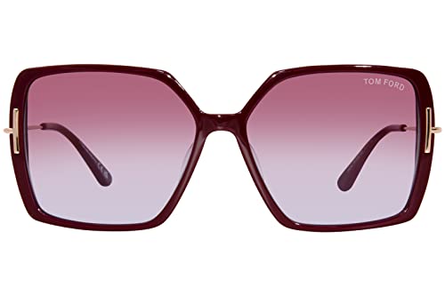 Tom Ford Joanna TF1039 69Z Sunglasses Women's Shiny Bordeaux/Red Gradient 59mm2