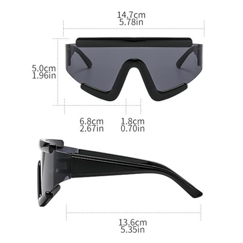 Oversized Y2K Punk Shield Mask Sunglasses Men Women 2025 Luxury One-Piece Sun Glasses For Male Sports Goggle4