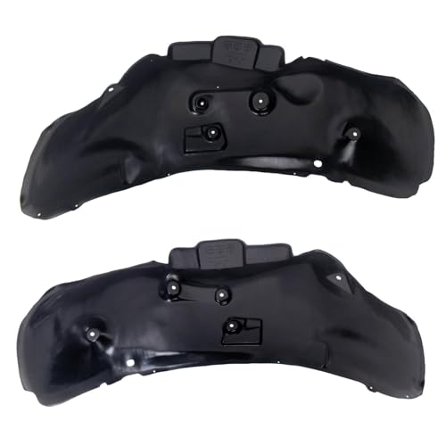 Image of TRQ Front Driver and Passenger Side Inner Fender Liner Set Compatible with 2002-2008 Dodge Ram 1500 2003-2009 2500 RWD 2005-2009 3500 RWD
