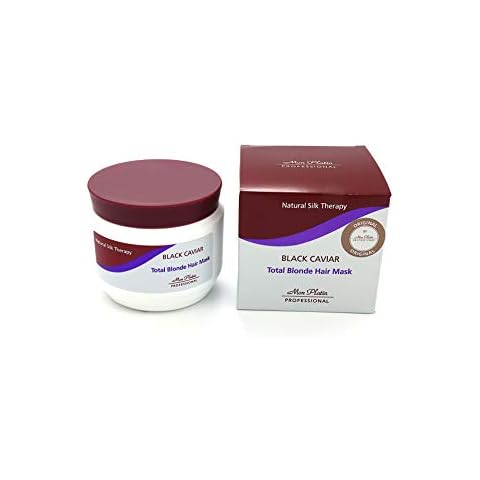 Mon Platin Natural Silk Therapy Black Caviar Total Blonde Hair Mask 500 ml Cover