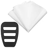 Grevosea Pañuelos cuadrados de bolsillo de poliéster para hombre con soporte,...