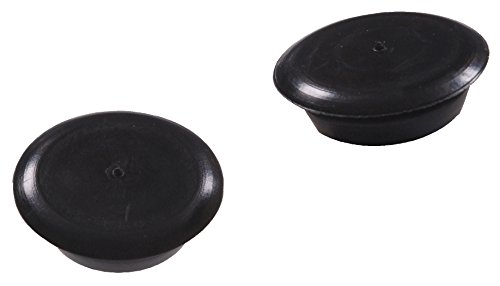 Image of Hillman Black Nylon Button Plug Fits 3 /4 Inch inch Hole 25 Pack 58184