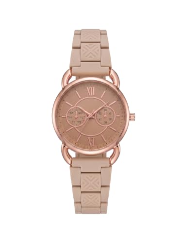 Image of Shocknshop Analog Women Watches Ladies Rose Gold Round Dial Metal Strap Wrist Watch for Woman and Girls -WCH196