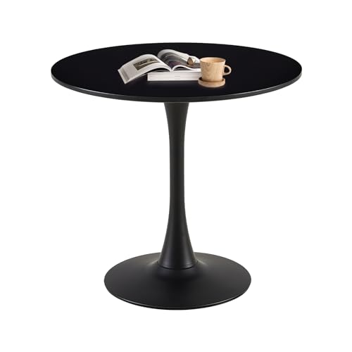 Anrekl Mesa de Comedor Moderna Redonda Mesa