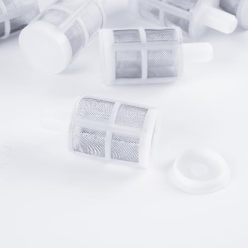 Image of Hose Connection Filter,Spray Internal Filter,Fish Tank Water Pump Suction Strainer,Removable,Tea Set,Fish Tank,Water Pump,Industrial Equipment(12 Packs) (Size:3 /8''inch (10MM))