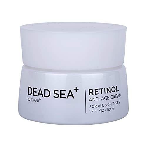 Avani Dead Sea Retinol Anti-Age Cream | Collagen Day Cream Anti Aging | All Natural Plant Extracts and Vitamins - 1.7 fl. oz