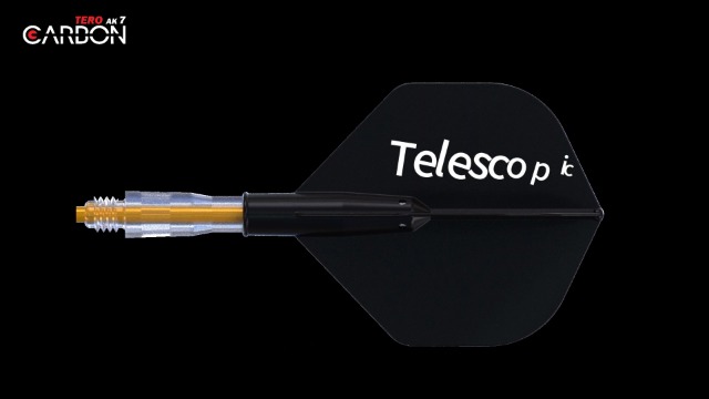 Set Di 3 Aste Per Freccette In Carbonio CUESOUL TERO AK7 Con Molla Integrata Telescopica - Foto 3