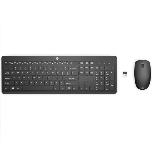 HP 230 Combo Tastiera e Mouse Wireless con Dongle USB-A