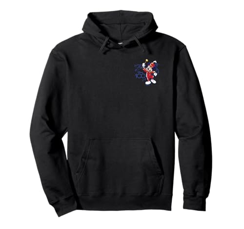 Hoodie Disney 100 Mickey Mouse Marching Band Leader pull D100 noir