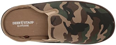 Deer Stags Men's Spike Slipper, Green CAMO, 8 | Image 4