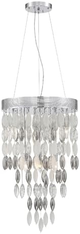 Crystorama Hudson 6 Light Polished Chrome Chandelier