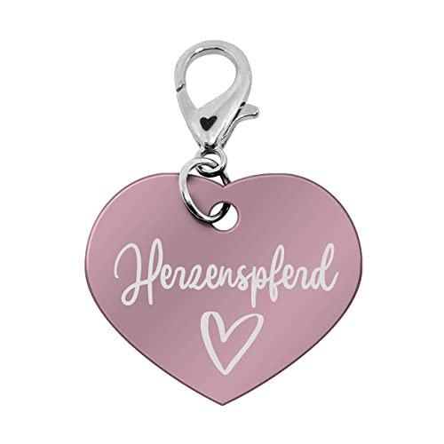 Soulhorse Pferdemarke, Glücksmarke, Trensenanhänger Herzenspferd, Pferdemarke, Glücksmarke, Glücksbringer fürs Pferde, Ponys und Hunde, Glücksanhänger, Halfter Marke, Herzmarke Cover