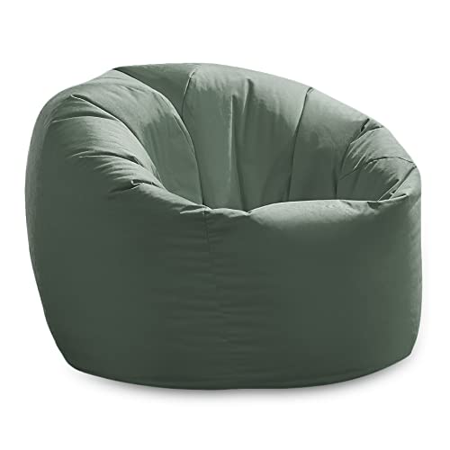 Beautiful Beanbags - Water-Resistant Beanbag Chair - Indoor & Outdoor Use, Ideal for Garden Seating - Olive — image 1