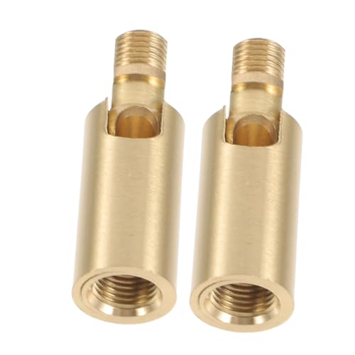 DIYEAH 2 Pezzi Adapter per Lampade da con Regolabile per Soffitti Inclinate Rame Design Elegante e Resistente per Illuminazione Compatibile con Diverse Lampade da