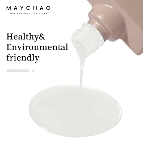 Maychao 15Ml Gel Nail Polish 1Pc Milky White Gel Polish Soak Off Uv Led Nail Polish Nail Art Starter Manicure Salon Diy At Home, 0.5 Oz #TOP1
