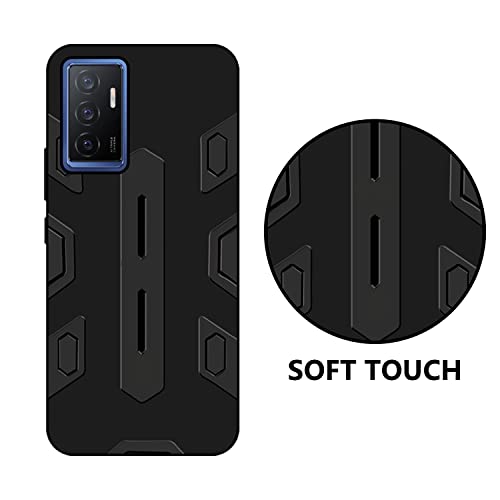 Image of VIDO Shockproof Armor Back Case Cover for Vivo V23e 5G / Vivo V23e / Vivo Y75 (4G)