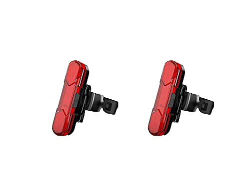 Dark Horse® Bicycle Rechargeable 360 Degree Rotatable 4 Mode 5 COB LED Smooth Waterproof Bright Tail Light Combo (Red & Red) (B095K7D3TC) Amazon Price History, Amazon Price Tracker