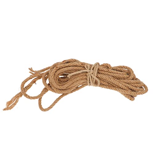 Yardwe Decoración De Cuerda De Cáñamo Cordel De Yute Para Embalaje Manualidades Fiestas y Decoración De Jardín Cuerda Decorativa Gruesa Para Manualidades Metros
