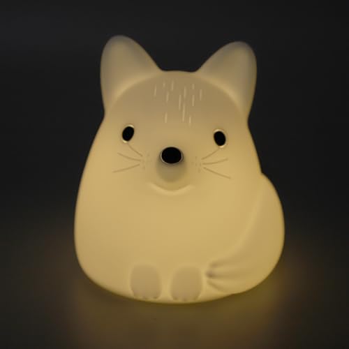 Lámpara de noche infantil Fox portátil con control táctil miniatura 5