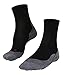 Produktbild FALKE Damen Laufsocken RU4 Endurance Wool W SO Wolle Antiblasen 1 Paar, Schwarz (Black-Mix 3010), 39-40