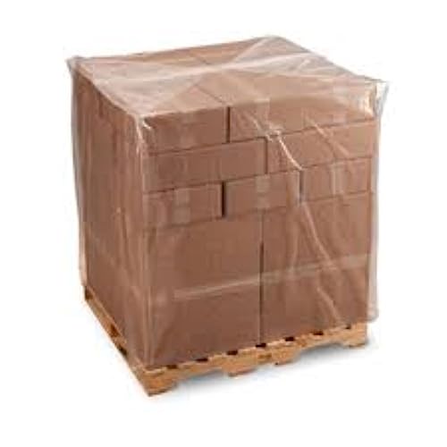 Farm Plastic Supply - Pallet Cover Bags 50 Pack - 3 Mil Clear (55
