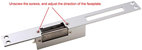 Uhppote 12Vdc Long Faceplate Type Electric Guard Intelligent Cathode Strike Lock Fail Safe Mode #TOP3