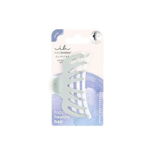 Invisibobble - CLIPSTAR Marathon Runner - Pinza mediana antideslizante con doble sujeción, perfecta para deporte, entrenamientos y días activos - Sujeción segura y práctica