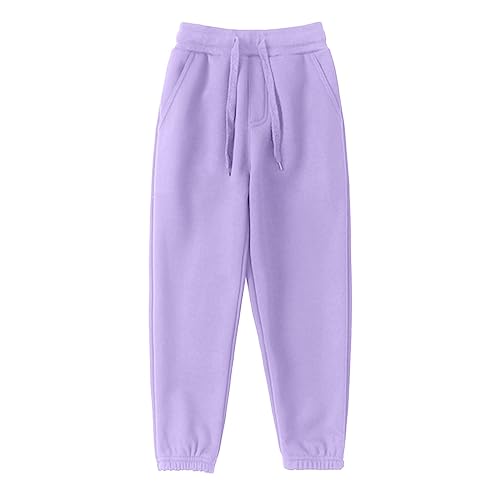 Kids Joggers Girls Boys Toddlers' Drawstring Sweatpants Soft Athletic Girls Lounge Pants High Waisted Sweat Pants