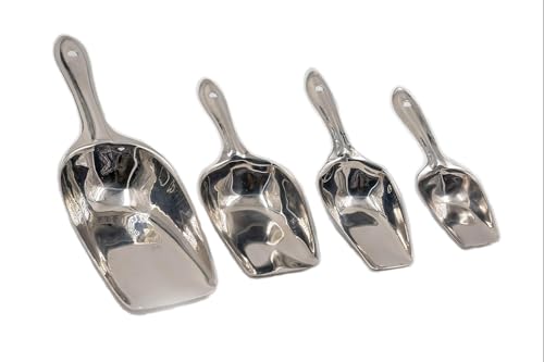 Image of 4-in-1 Interchangeable Atta Chalni with Measuring Atta Scoop | Multipurpose Stainless Steel Flour Sieve with 4 Mesh Sizes | Kitchen Strainer & Flour Filter (4)