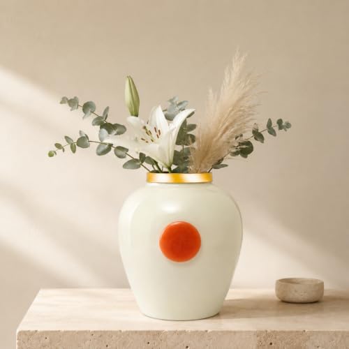 Image of Urban Born Vases For Living Room Corner |Big Vases For Elegant Home Decoration |Home Decor Flower Vase Iron |Fresh or artificial Metal Flower Vase Stand For Dining Table, Bedroom, Office, Wedding Gift