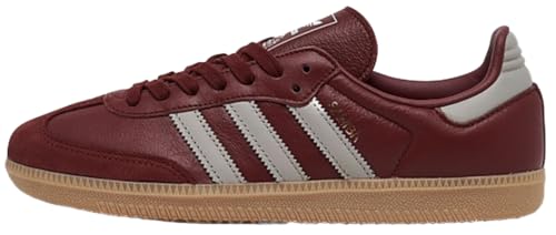 adidas Samba OG Womens Sneaker (Dark Burgundy Gum, 8.5)