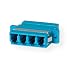 Produktbild Value 21990662 LWL-Kupplung LC vierfach, OS2, Z blau