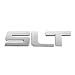 UrMarketOutlet SLT Chrome Aluminum Alloy Auto Trunk Door Fender Bumper Badge Decal Emblem Adhesive Tape Sticker