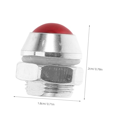 Válvula de seguridad para olla a presión ORFOFE, válvula limitadora de presión con cabeza roja, repuesto resistente compatible con múltiples modelos miniatura 2