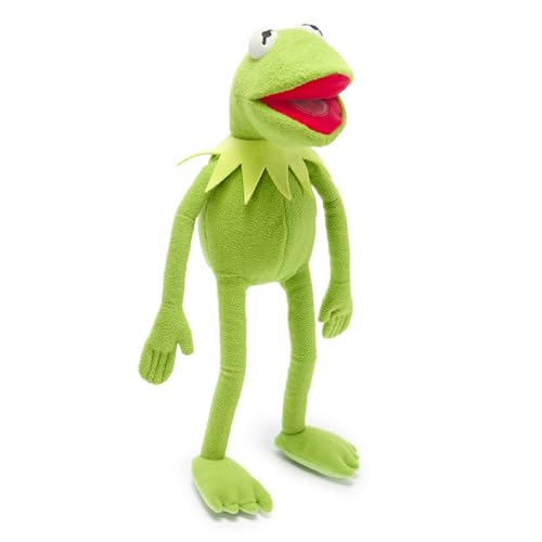 Disney Store Official Kermit The Frog Plush - 18 Inch The Muppets Show Collectible Stuffed Animal with Embroidered Features & Detailed Plush Sculpting - Disney Toys for Muppets Fans