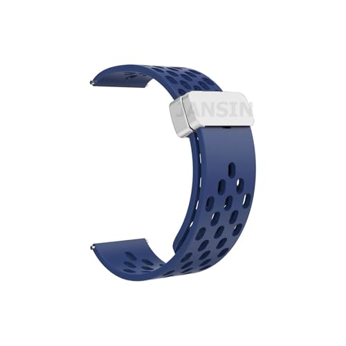 Bracelet en silicone magnétique 20mm Midnight Blue pour Huawei GT5