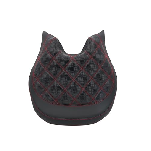 Coussin d'assise moto siège confort conducteur rouge noir pour accessoires Can-Am Ryker