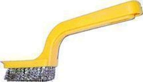 ALLWAY TOOLS BB1 1/card Soft Grip Narrow Brass Stripper Brush (Pack of 50)
