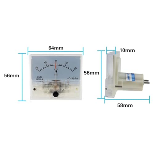 Voltmètre bidirectionnel 85C1-V à aiguille pour éviter les inversions de polarité - 2