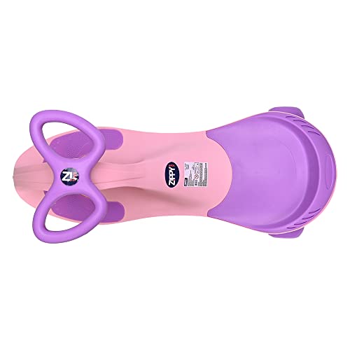 Zippy Car Carrinho Gira Gira, Suporta Até 100 Quilos, Rosa