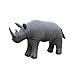 Jet Creations Elephant Rhino Zebra Inflatable Safari 3 Pack Decoration Birthday for Kids & Adults an-ERZ, Multicolor