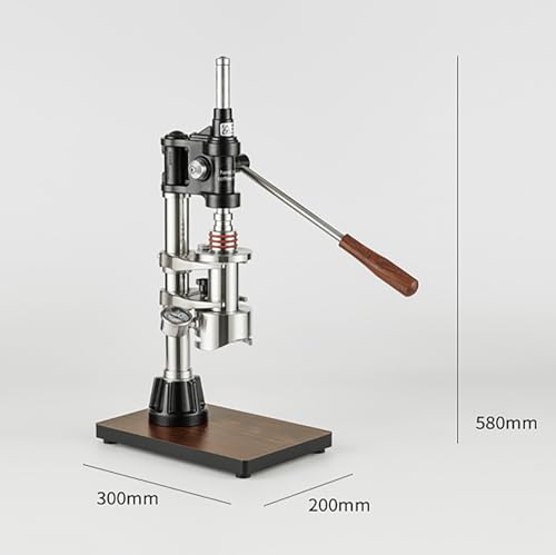 Macchina per caffè espresso a leva manuale, macchina da caffè portatile con camera d'acqua da 100 ml, design rimovibile per casa, campeggio, viaggi, uso esterno