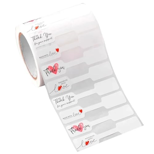 Etiquetas adhesivas para joyería multicolor con 10 rollos de 500 pegatinas ColorA