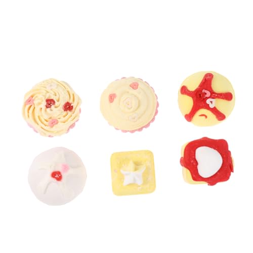 FOMIYES 6 Pack Cake Shape Spa Bath Balls Relaxation Bath for Skin Care Whitening Exfoliating