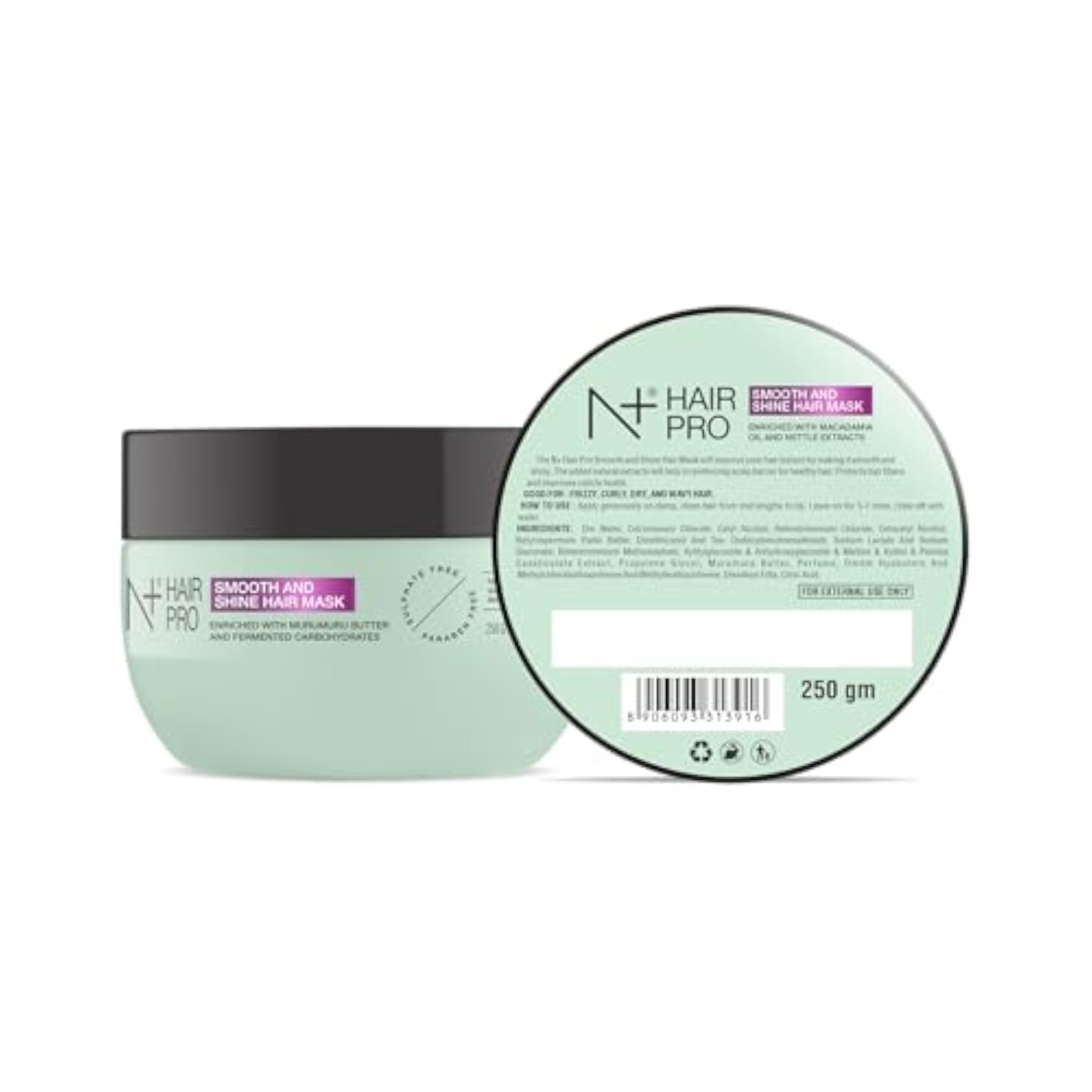 Smooth and Shine Hair Mask, 250 GM