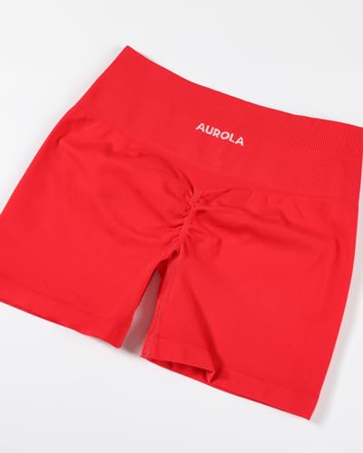 Image of AUROLA Dream Collection Women Workout Shorts High Waist Gym Shorts, Scrunch Butt Seamless Athletic Shorts